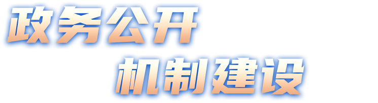 政務公開 機制建設